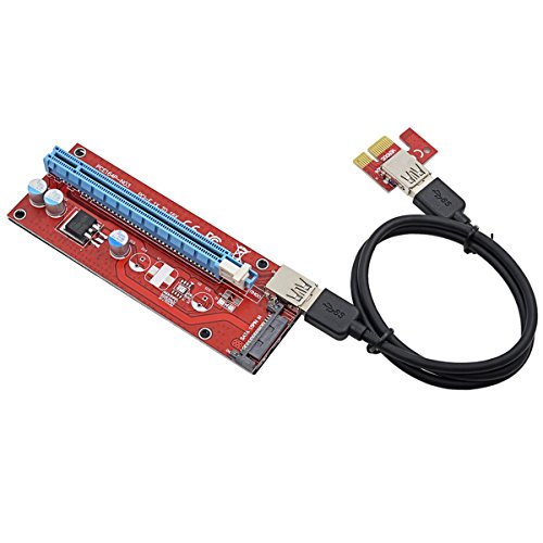 image for Fstop Labs CloverTale 6-Pack PCIE Riser Mining Card PCI-E 16x to 1x Po