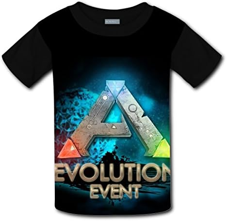 qutu Boys girls 3D Printed Ark Survival Evolved logo T-shirt