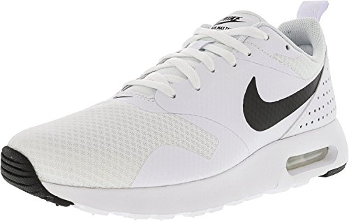 NIKE Women's Air Max Tavas White/Black Ankle-High Running Shoe - 8.5M