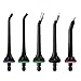 Water Flosser Tips for Model FC256 Not WT128, Water Flosser Replacement Tips, 5 Jet Tips Orthodontic Tip Periodontal Tip Dental Plaque Tip High Pressure Tips, IPX7 Waterproof, 360° Rotation
