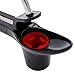 Cherry Pitter, Cherry Stone Remover with Food-Grade Silicone Cup, Space-Saving Lock Design and Lengthened Splatter Shield for Making Cherry Cake Pasty Juice Jam by Myliffri Fruit Tool, Black Color