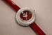 Burgi Women's BUR195 Swarovski Crystal & Diamond Accented Watch - Comfortable Leather Strap in A Gift Box (Rose Gold & Red)