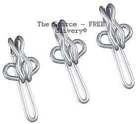 Metal Curtain Hooks Zinc Plated Professional Quality 30 Of