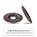KSEIBI 4 1/2 Inch Flap Disc Aluminum Oxide Auto Body Sanding Grinding Wheel 10 Pack Type 27 (60 Grit) 686010
