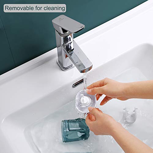 MOPMS Upgrade Toothpaste Dispenser Wall Mount for Bathroom Automatic Toothpaste Squeezer Hands