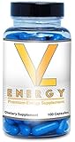 VL ENERGY - Premium Energy Pills 100 Capsules - Best Energy Supplements That Work Fast for Women and Men