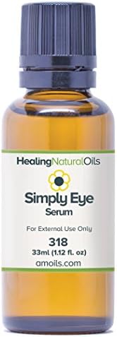 Simply Eye Serum - Enhance The Skin Around Your Eyes Naturally - No Additives All Natural - Pure Oils To Moisturize & Rejuvenate. Perfect for Dark Circles & Under Eye Bags, 33ml