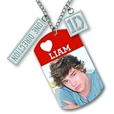 R.O.Trade One Direction 16" Tag Necklace: Liam (Official Licensed Product for One Direction Fans Aged 6-12, Female)