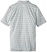 adidas Golf Men's Puremotion 2 Color Stripe Jersey Polo, Light Onix/White, Large
