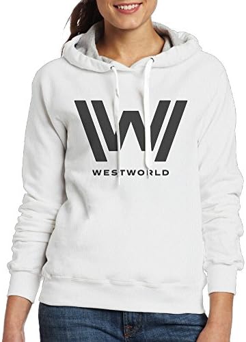 SSDDFF Women's Westworld Science Fiction Thriller TV Series Hoodies Hooded Sweatshirt White