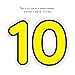 StikArt Number Decals for Preschool, Pre-K and Kindergarten Classrooms, 0-10, 3-inches H (11 Numbers)