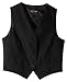 Ed Garments Women's Fully Lined V-Neck Economy Vest, BLACK, X-Small