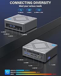 KAMRUI Mini PC, Intel Core i7-10710U