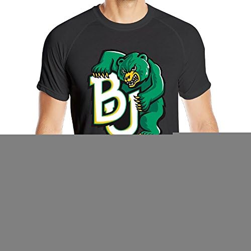Duola Men's BU Short Sleeve Sports Latest T-shirt Black S