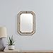 Amazon Brand – Rivet Modern Metal Lattice-Work Octagonal Hanging Wall Mirror 22.25 Inch Height, Gold Finish