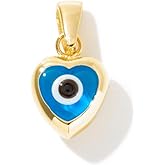 Gelin Evil Eye Charm Pendants in 14K Solid Gold