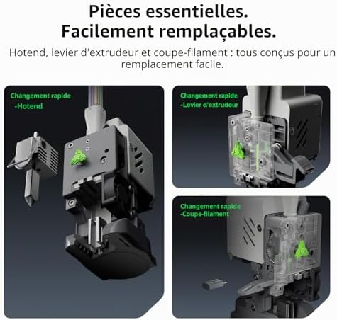 Creality SPARKX i7 Autofill Combo Imprimante 3D, modélisation Photo vers 3D, Impression Multicolore prête à l'emploi, nivellement Automatique, imprimante 3D FDM pour débutants