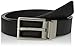 Calvin Klein Men's Calvin Klein Round Edge Buckle 35mm Reversible Belt, black/Brown Gun, 36