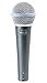 Shure Beta 58A Supercardioid Dynamic Vocal Microphone Bundle with Gear Bag, XLR Cable, and Austin Bazaar Polishing Cloth