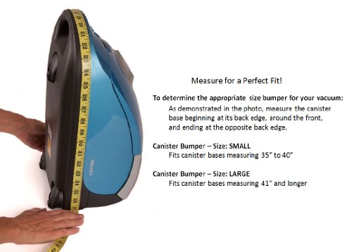 Bumper Guard for Canister Vacuums (Fits Canister Dimensions - Length: 41" & Up)