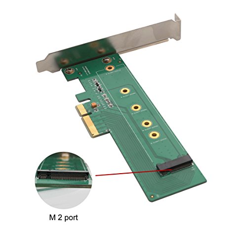 I/O Crest M.2 PCIe to PCIe 3.0 x4 Adapter - Support M.2 PCIe 22110 2280 2260 2242 2230 Components Other SI-PEX40110