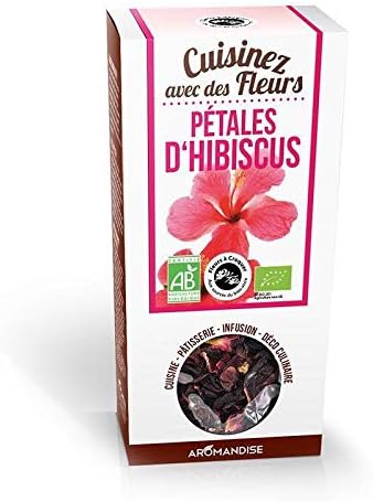 Amazon Co Jp オーガニック食用花 ハイビスカスの花びら 80 G ホーム キッチン