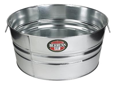 Behrens Round Galvanized Steel Tub