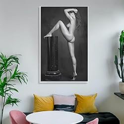 Black And White Sexy Woman Nude Art Erotic