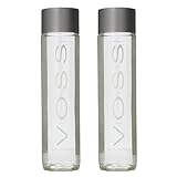 Voss Artesian Still Water, 375 ml 12.7 oz Glass (2 Pack)