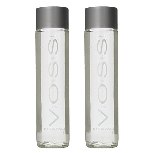 Voss Artesian Still Water, 375 ml 12.7 oz Glass (2 Pack)