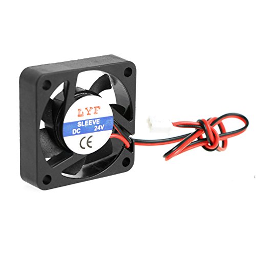 SCASTOE 40x40x10mm DC 24V 2-Pin 0.10A PC Computer CPU System Brushless Cooling Fan 4010 - Thumbnail 4