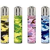 Clipper Lighters Camo Mix (4ct)