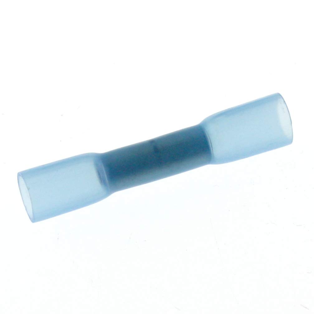 SeKi 14170, 1.5-2.5 mm², with Shrinkage, 25 Pieces Butt connectors, Blue.