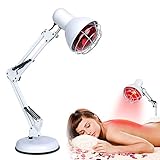 Near Infrared Light Red Light Therapy Heat Lamp for Body Joint Ache Relief  Improve Sleep Blood Circulation Back Shoulder With Adjustable Angles and Heights Home Anyork