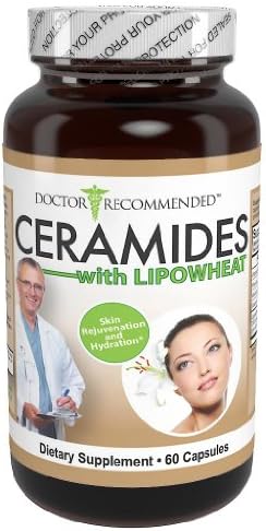 Ceramides with Lipowheat - Doctor Recommended Formula - Phytoceramides - With Vitamins C and E to Provide Your Skin with Hydration and Rejuvenation by Doctor Recommended