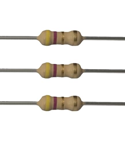 E-Projects 10EP5124R70 4.7 Ohm Resistors, 1/2 W, 5% (Pack of 10