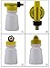 Crusar Car Washing Foamaster Gun and Multifunctional Portable Water Foam-Water Soap and Shampoo Sprayer for Car Van Motorcycle Vehicle Yellow