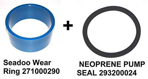 JSP Manufacturing SEA DOO Part # 271000290 + 293200024 Neoprene Seal 271000101-271000002 - SEADOO SP GT XP SPI SPX HX GS GTX GTS GTI WEAR Ring 140MM