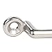 Amarine Made Pack of 10 Stainless Steel Bimini Top Strap, Pad Eye,Footman's Loop for Jeep Corvette, Buggy, Kayak Tie Downs