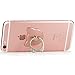 iPhone 7 Plus Gripper, Universal Mini Kickstand, iMangoo Strong Adhesive Stand 360 Rotation Metal Ring Foldable Finger Grip Cell Phone Sticker Holder Desktop Stand for Galaxy S7 Edge iPhone Rose Gold
