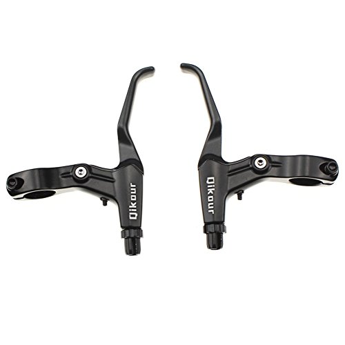 TOPBRY Bicycle Brake Lever,1 Pair Universal Full Aluminum Alloy Bicycle Brake Handle 2.2cm Diameter for mountain bike, road bike, folding bike, MTB (Black, 2.5-finger) - Thumbnail 6