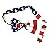 Men's American Flag Bow Tie Pre Tied USA Patriotic BOWTIE