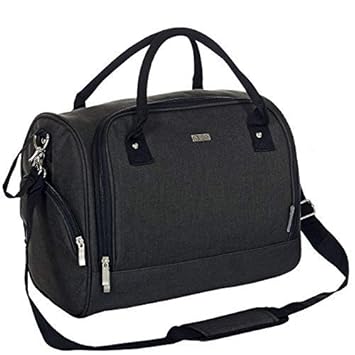 Sac à Langer Grande Capacité Sydney Sac Bébé Multipoches Avec Matelas Noir - 