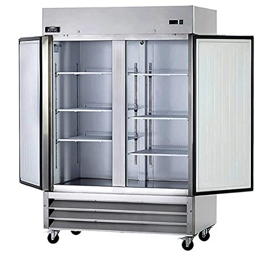 Arctic Air AF49 54" Two Section Two Door Reachin Commercial Freezer