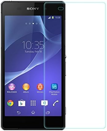 Granadatech@ Tempered glass screen protector for Sony Xperia Z2 (thickness 0.3 mm) HD quality, rounded corners 2.5D, 9H high shock resistance. No bubbles when installing the screen protector