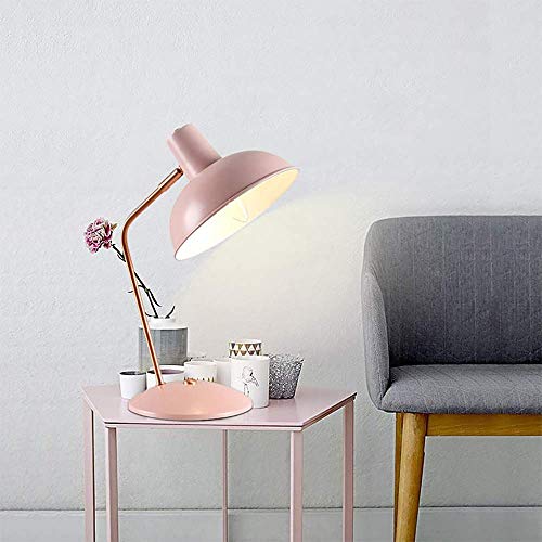 Flashing God Wrought Iron Macarons Desk Lamp Retro Brass Reading Table