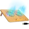 KLIM-Bamboo-Laptop-cooling-pad-Adjustable-speed-Cooling-stand-with-fans-and-bamboo-structure-for-laptops-between-10-and-156-Extra-USB-port KLIM Bamboo - Laptop cooling pad - Adjustable speed - Cooling stand with fans and bamboo structure, for laptops between…