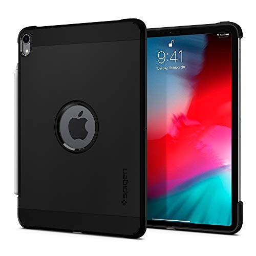 Spigen Tough Armor Compatible con iPad Pro 11 (2018) Funda - Negro
