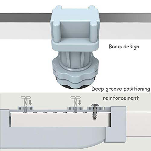 Trolley Pedestal for Double Door Refrigerator, Adjustable Large Appliance Wheels for Dryer, Washing Machine - Thumbnail 4