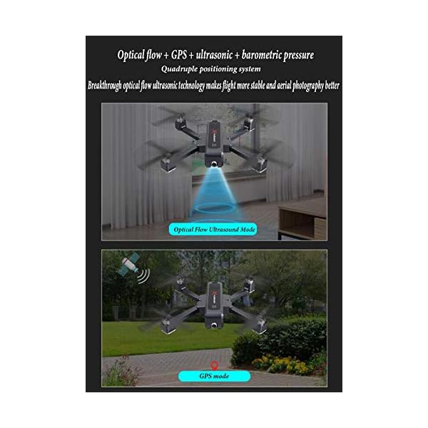 YOLL RC Quadrocopter Faltdrohne,GPS Drohne mit 4k HD Kamera,5G WiFi FPV Live Übertragung,250M Reichweite,120… – Bild 3